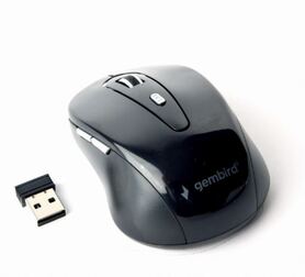 Gembird 6 button Wireless optical mouse black