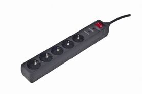 Gembird Surge protector 5 sockets 4 5m black