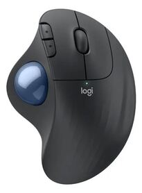 Logitech Ergo M575S Wireless Trackball Mouse Graphite Blue