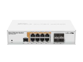 MikroTik 8x Gigabit Ethernet Smart Switch with PoE out 4x SFP cages desktop case