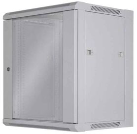 Intellinet 19 Wallmount Cabinet 12U 450 mm (17.7 in.) Depth Gray