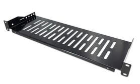 Intellinet 19 Cantilever Shelf 1U 150mm Black