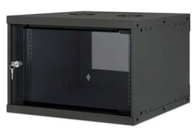 Intellinet 19 Basic Wallmount Cabinet 6U 400 mm Depth Black