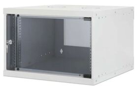 Intellinet 19 Basic Wallmount Cabinet 6U 400 mm Depth Gray