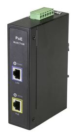 MaxLink DIN60 PoE injector 12 48VDC 802.3af at bt 55V 1.1A 60W 1Gbit