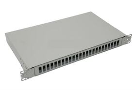 NFO Patch Panel 1U 19 24x SC Duplex Slide out on rails 2 trays