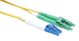 NFO Patch cord LC UPC LC APC Singlemode 9 125 G.657A2 3mm Duplex 2m