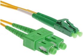 NFO Patch cord LC APC SC APC Singlemode 9 125 G.657A2 Duplex 2m