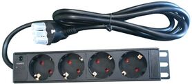 NaviaTec 10” 4x Schuko Power Distribution Unit 1U