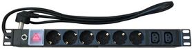 NaviaTec PDU (Power Distribution Unit) sa 6x Schuko 2x C13 priključaka kabel Schuko 19
