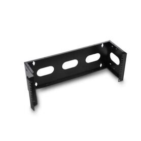NaviaTec 19 Wall Mount Bracket 4U 6 deep (Black)