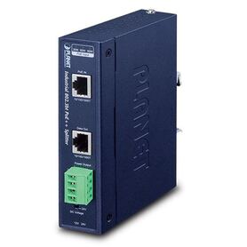 Planet Industrial Single Port 10 100 1000Mbps 802.3bt PoE Splitter