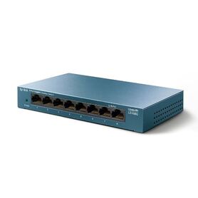TP Link 8 Port 1GbE RJ45 Metal Desktop Switch