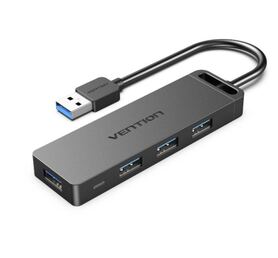 Vention 4 Port USB 3.0 Hub With Power Supply 0 5m Black