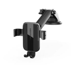 Vention Auto Clamping Car Phone Mount With Suction Cup Black