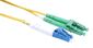 NFO Patch cord, LC UPC-LC APC, Singlemode 9 125, G.657A2, 3mm, Duplex, 2m