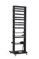 NaviaTec 19" 2 Post Open Frame Rack, 29U Black