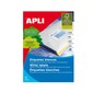 Naljepnica Apli 105x148mm bijela 100L 1280